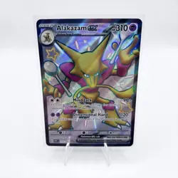 Pokemon Alakazam EX 215/091 Shiny Ultra Rare Holo SV: Paldean Fates 310 HP - Image 1