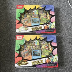 2x Pokemon TCG Ascended Heroes Deluxe Pin Collection First Partners Sealed New - Image 1