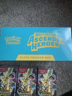 Pokemon TCG Ascended Heroes ETB + 3 Ascended Heroes Booster Bundles - READ DESC - Image 4