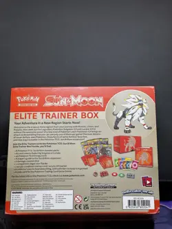 Pokemon TCG Sun & Moon Base Set Elite Trainer Box ETB (Solgaleo) Factory Sealed - Image 2