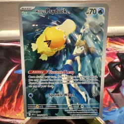 Pokemon Misty's Psyduck Sv10: Destined Rivals 193/182 Full Art Holo Rare - Image 1
