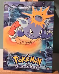 Pokemon TCG Wartortle Movie Edition E8 of 12 Black Logo 1999 Topps VLP Non Holo - Image 1