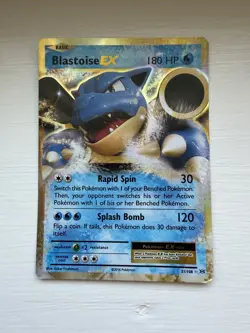 Pokemon TCG Blastoise EX 21/108 XY - Evolutions Ultra Rare MP - Image 1