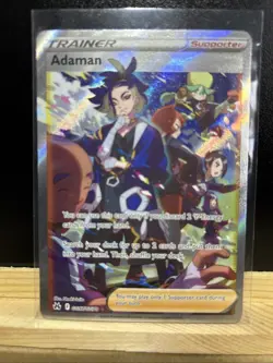 Pokemon Adaman GG57/GG70 Crown Zenith: Galarian Gallery Trainer Full Art Holo NM - Image 1