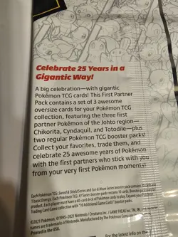 Pokemon TCG - 25th Anniversary - First Partner Pack Johto SEALED 820650809675 - Image 5