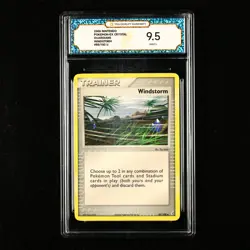 TQG 9.5 Mint+ 2006 Pokemon ENG Windstorm #85/100 U - Image 1