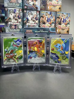 GET GRADED💎💎Charmander Bulbasaur Squirtle Pokemon First Partner Illustration - Image 1