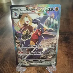 Pokemon Company Cynthia's Garchomp ex 232/182 Sv10 Destined Rivals Special Illu… - Image 1