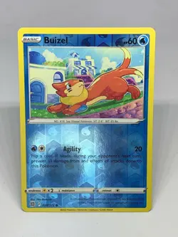 Buizel - Pokemon TCG - Brilliant Stars - Reverse Holo - 038/172 - 🔟 - Image 1