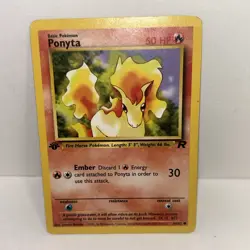 POKEMON TCG 1ST EDITION Team Rocket Set 64/82 Common Pokemon Card NEAR MINT 2000 - Image 1