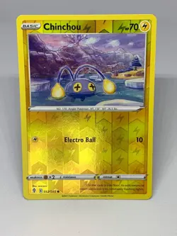 Chinchou - Pokemon - 052/203 - Evolving Skies - Reverse Holo - 🔟 - Image 1
