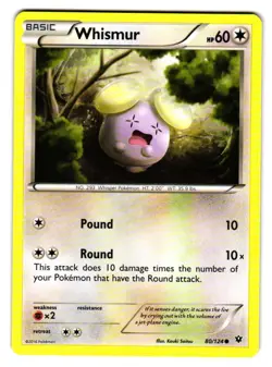 Whismur 80/124 Common Fates Collide Pokemon Lightly Played - Image 1