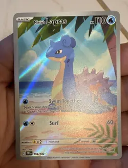 Pokemon TCG Destined Rivals Misty's Lapras Illustration Rare 194/182 - NM/M - Image 1