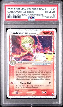 PSA 10 GARDEVOIR EX #93 - 2021 POKEMON CELEBRATIONS CLASSIC COLLECTION 93/101 - Image 1