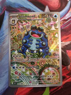 Seismitoad 105/086 (NM) - SV: Black Bolt - Illustration Rare - Pokemon TCG - Image 1