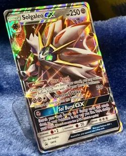 Pokemon TCG Solgaleo-GX SM16 SM Black Star Promos Holo HP - Image 1