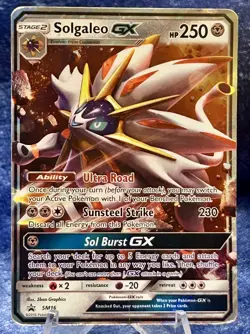 Pokemon TCG Solgaleo-GX SM16 SM Black Star Promos Holo HP - Image 3