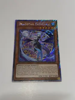 YU-GI-OH! CARD RA05-EN035 DRACOTAIL FAIMENA SPELL HOLO STARLIGHT RARE 1ST ED - Image 1