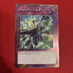 YuGiOh DIMENSIONAL PRISON Platinum Secret Rare RA04-EN132 - Image 1