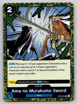 Ama no Murakumo Sword (Pirate Foil) OP06-056 Premium Booster -The Best- Vol. 2 - Image 1