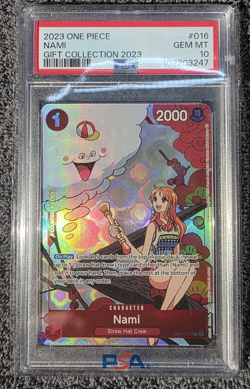 One Piece Nami #016 Gift Collection 2023 PSA 10 Gem English - Image 1