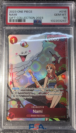 One Piece Nami #016 Gift Collection 2023 PSA 10 Gem English - Image 3
