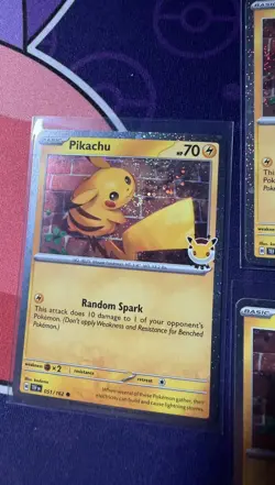 2026 Pikachu 051 SWIRL Stamped Pokemon Day 30th Anniversary Promo Card NM/M - Image 4