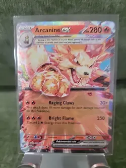 Arcanine ex - Scarlet Violet SVI 032/198 Double Rare Pokemon Card NM - Image 1
