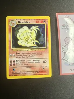 Pokemon Card Ninetales 12/102 Base Set Holo Rare 062💎NM LP +💎 - Image 1