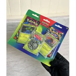 Pokemon TCG SWSH Black Star 2 Booster Packs Promo Cards Coin Blister - Image 1