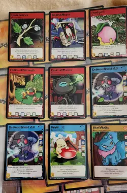 Neopets Trading Card Game Mixed Lot Binder 68 Pages Of Cards - Image 4