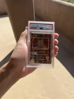 Ps9 Ancient Mew Pokemon Card Movie Promo 3 Swirls - Image 1