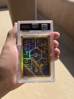 Ps9 Ancient Mew Pokemon Card Movie Promo 3 Swirls - Image 2