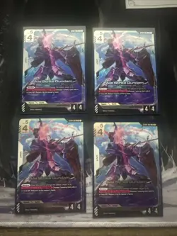 Bandai Gundam Card Game Aile Strike Gundam LR Foil Unit ST04-001 English - Image 2