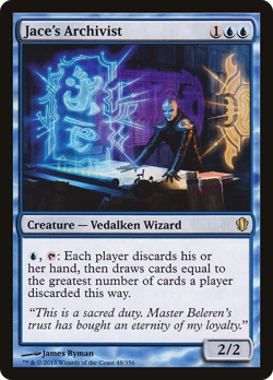 Jace's Archivist #48 (MP) Commander 2013 C13 Magic MTG - Image 1