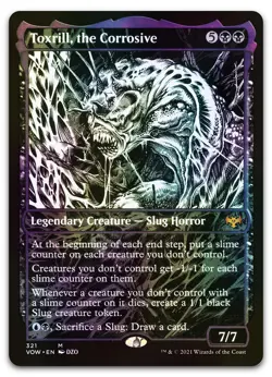 Toxrill, the Corrosive (Showcase) #321 (Foil) (NM) Crimson Vow VOW Magic MTG - Image 1