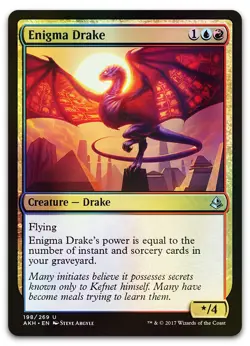Enigma Drake #198 (Foil) (LP) Amonkhet AKH Magic MTG - Image 1
