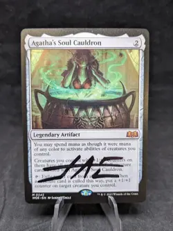 Agatha's Soul Cauldron (242) | MTG Wilds of Eldraine | Artist Signed | NM | C - Image 1
