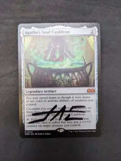 Agatha's Soul Cauldron (242) | MTG Wilds of Eldraine | Artist Signed | NM | C - Image 2
