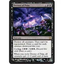 MTG Magic - Decree of Pain - Commander's Arsenal - Rare - Foil Near Mint - Image 1
