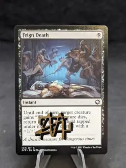 Feign Death | MTG Magic AFR | Artist Signed | NM | D - Image 1