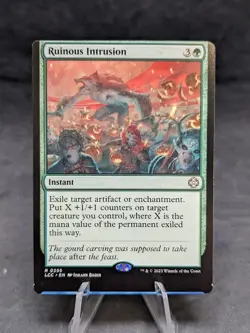 Ruinous Intrusion | MTG Magic Lost Caverns Commander | Miscut | NM - Image 1