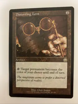 MTG LP Distorting Lens Mercadian Masques Free Shipping In The US With Tracking - Image 1