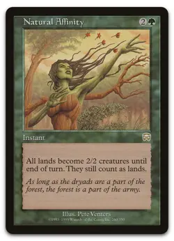 Natural Affinity #260 (LP) Mercadian Masques MMQ Magic MTG - Image 1