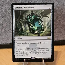 MTG Emerald Medallion Modern Horizons 3 Regular Rare #291 NM Fresh Pull No Play - Image 1