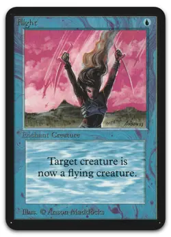 Flight (NM) Alpha Edition LEA Magic MTG - Image 1
