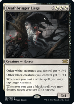 Mint/Near-Mint, English - 1 x MTG Deathbringer Liege - Foil Double Masters 2022 - Image 1