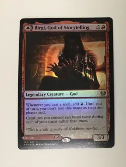 Birgi, God of Storytelling Kaldheim Foil - Image 1