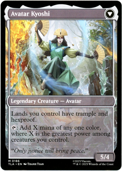 The Legend of Kyoshi / Avatar Kyoshi 0186 Avatar: The Last Airbender TLA MTG NM - Image 2