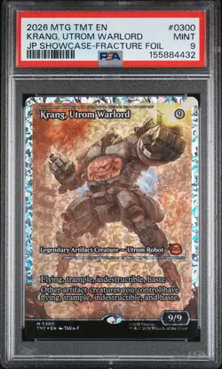 2026 MTG TEENAGE MUTANT NINJA TURTLES #0300 KRANG, UTROM WARLORD PSA 9 - Image 1